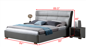 Fina Leather Bed