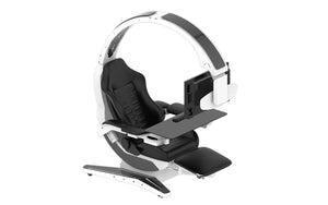 HAMISH ULTIMATE WORKING AND GAMING COMPUTER DESK WITH RECLINER