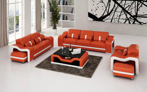 Modia Leather Sofa Set