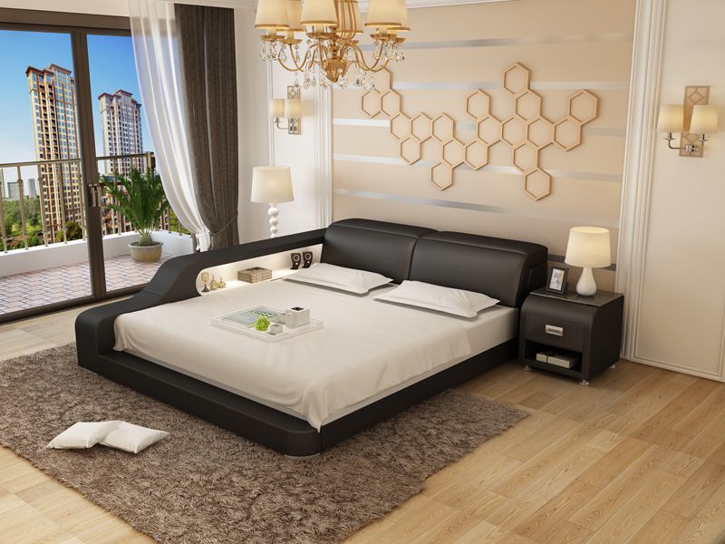 Modern Leather Bed With StorageJubilee Furniture Stores Las Vegas
