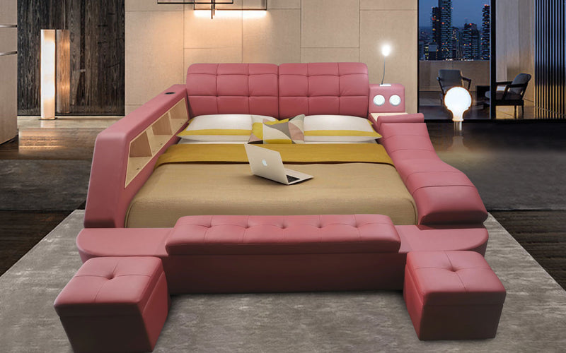 Hariana Tech Smart Ultimate Bed With LED Light All In One Bed