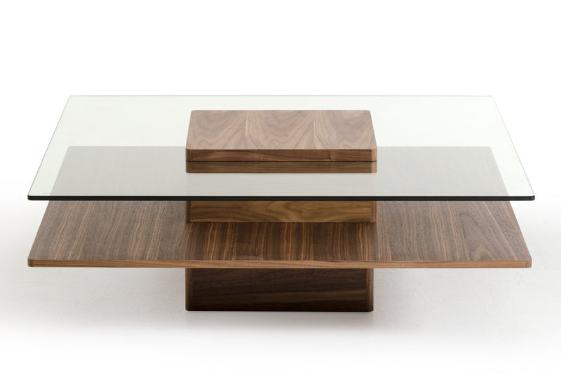 Douint Modern Walnut Coffee TableJubilee Furniture Stores Las Vegas