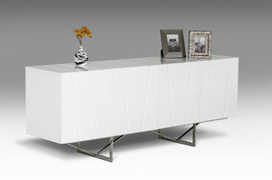 White Buffet Table
