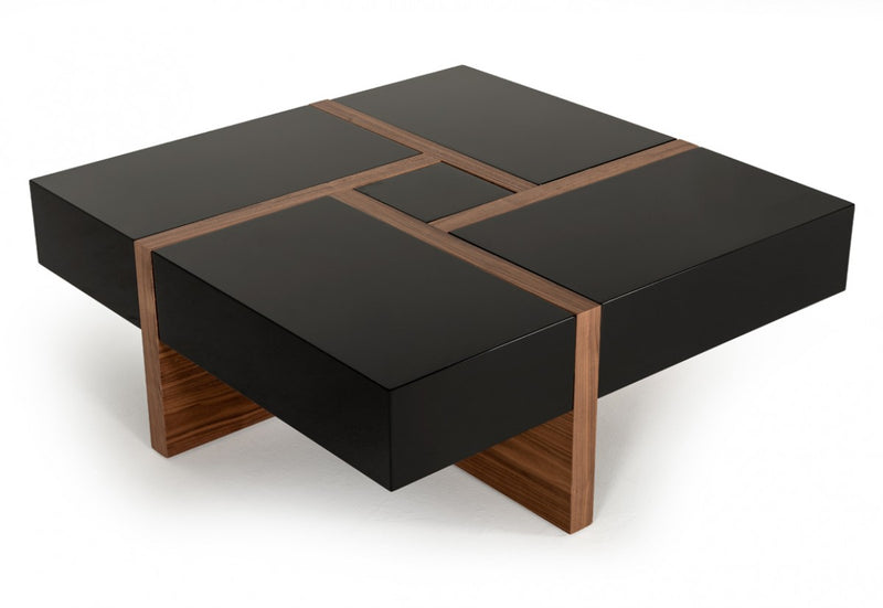 Douint Modern Walnut Coffee TableJubilee Furniture Stores Las Vegas