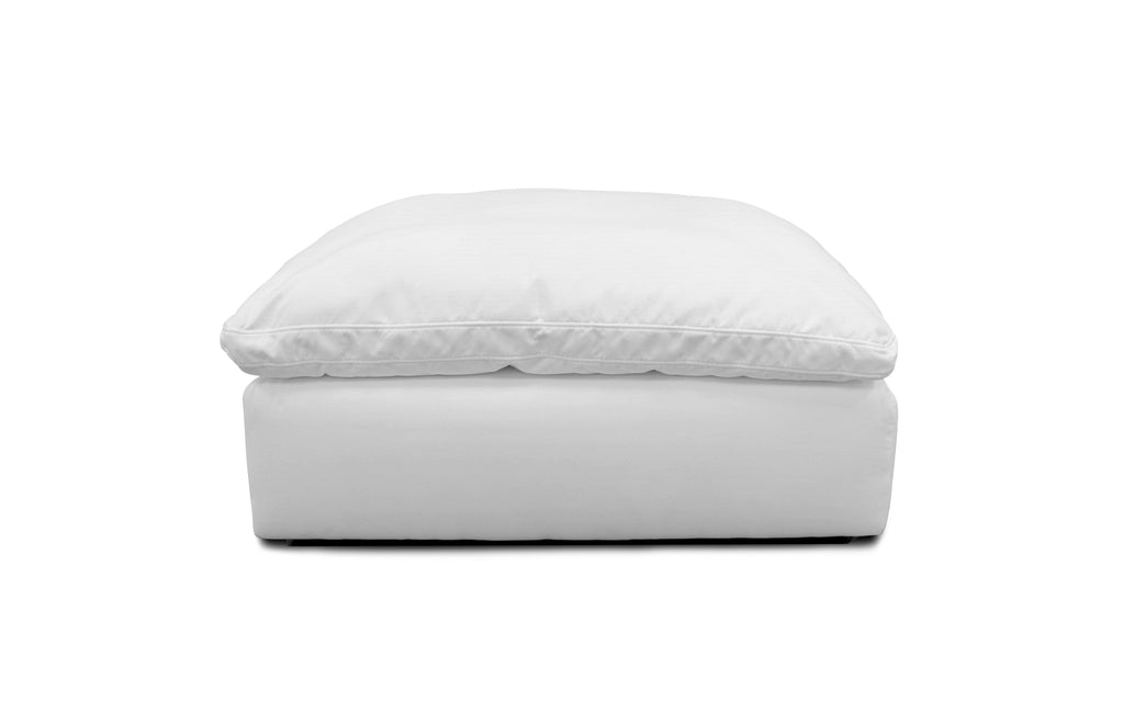 [Promotion Exclusive]Mëlo White Fabric Wide Armchair