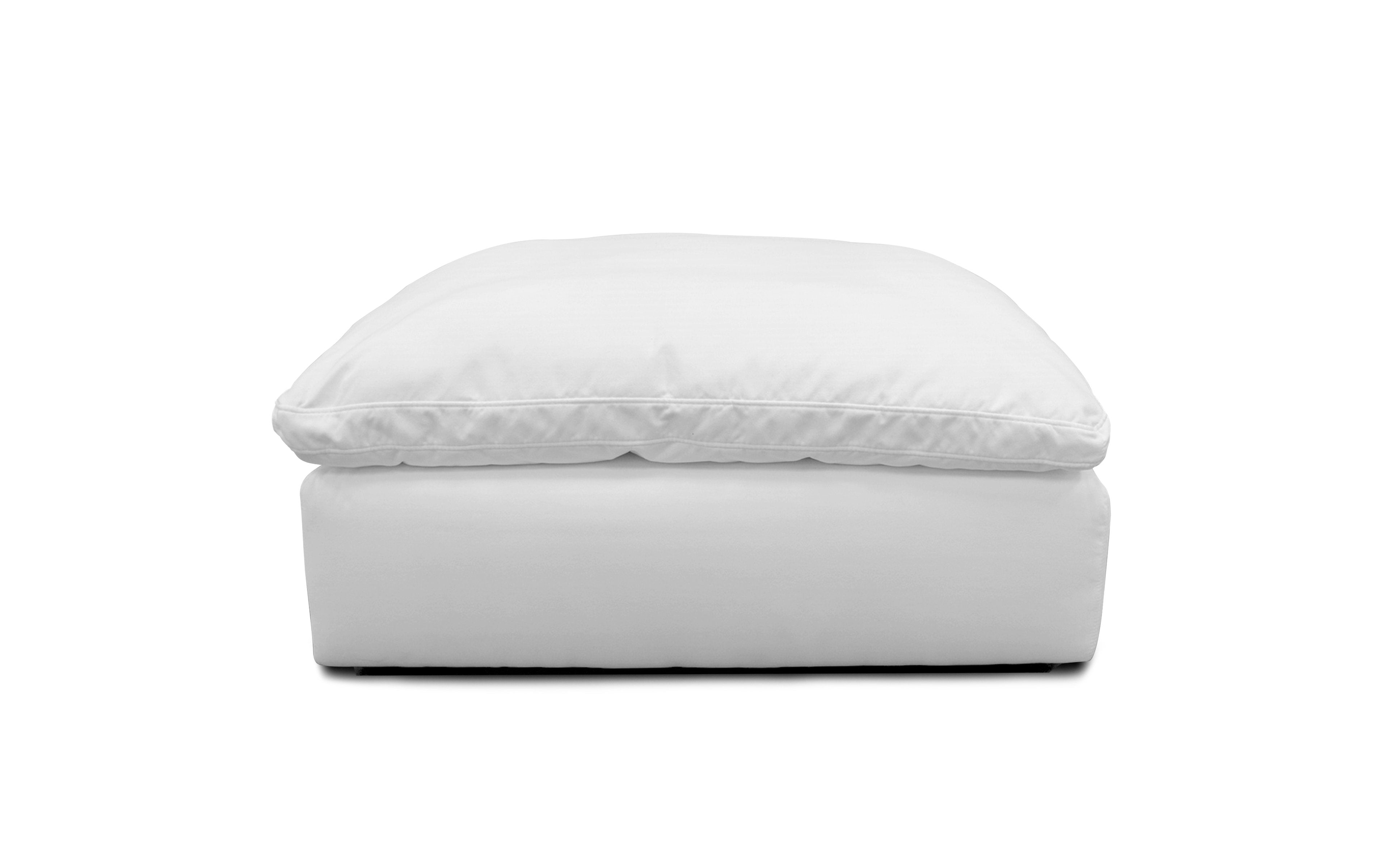 [Promotion Exclusive]Mëlo White Fabric Wide Armchair