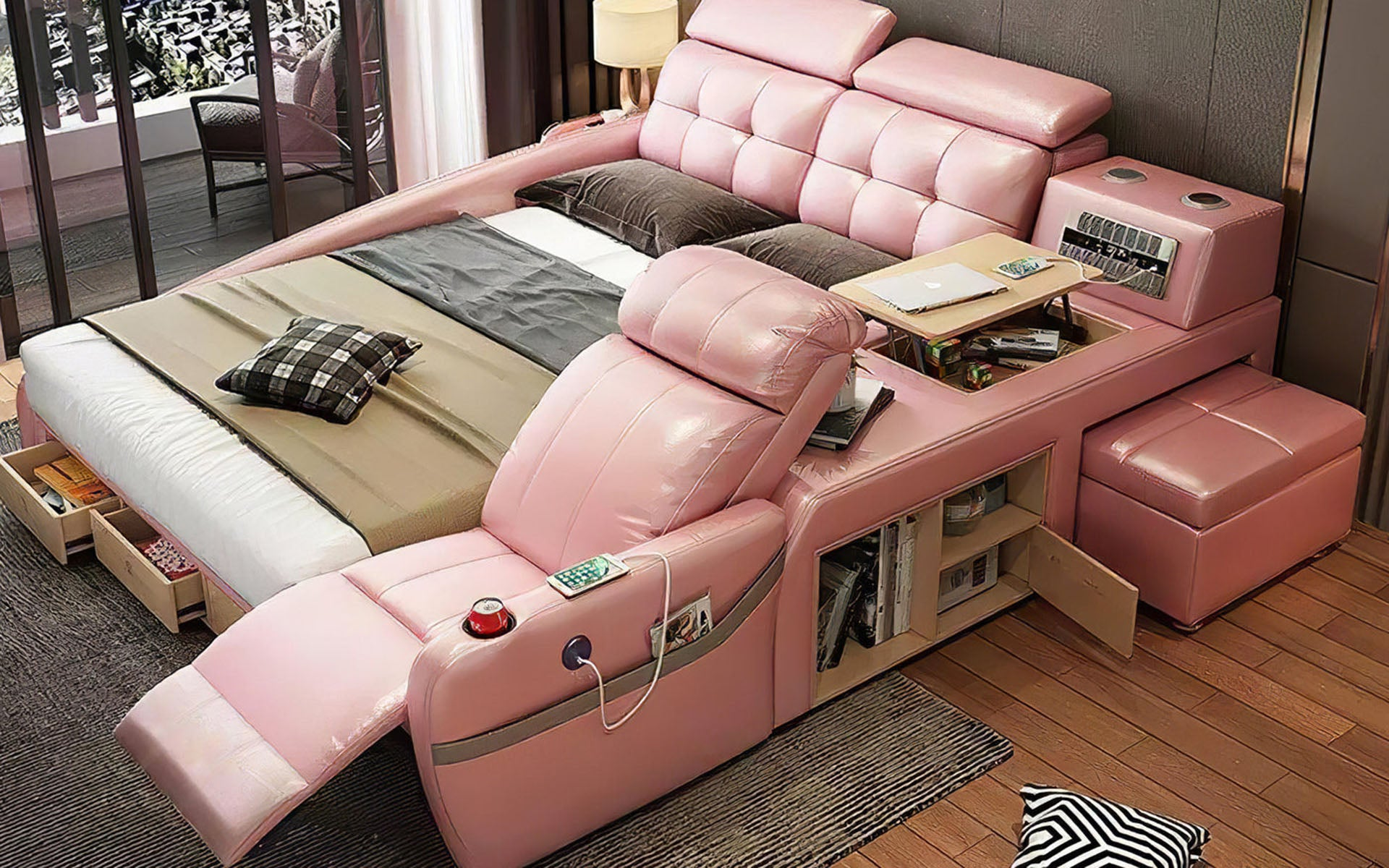 Monica Multifunctional Smart Bed | Futuristic Furniture