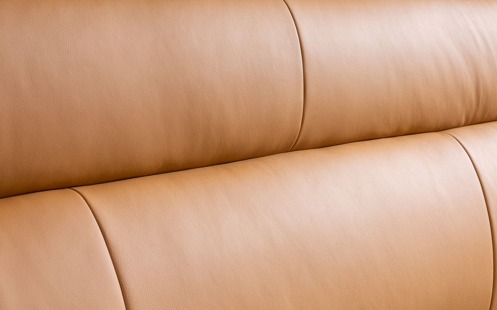 Zephyr Modern Leather Platform Bed