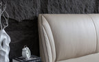 Luna Modern Leather Platform Bed
