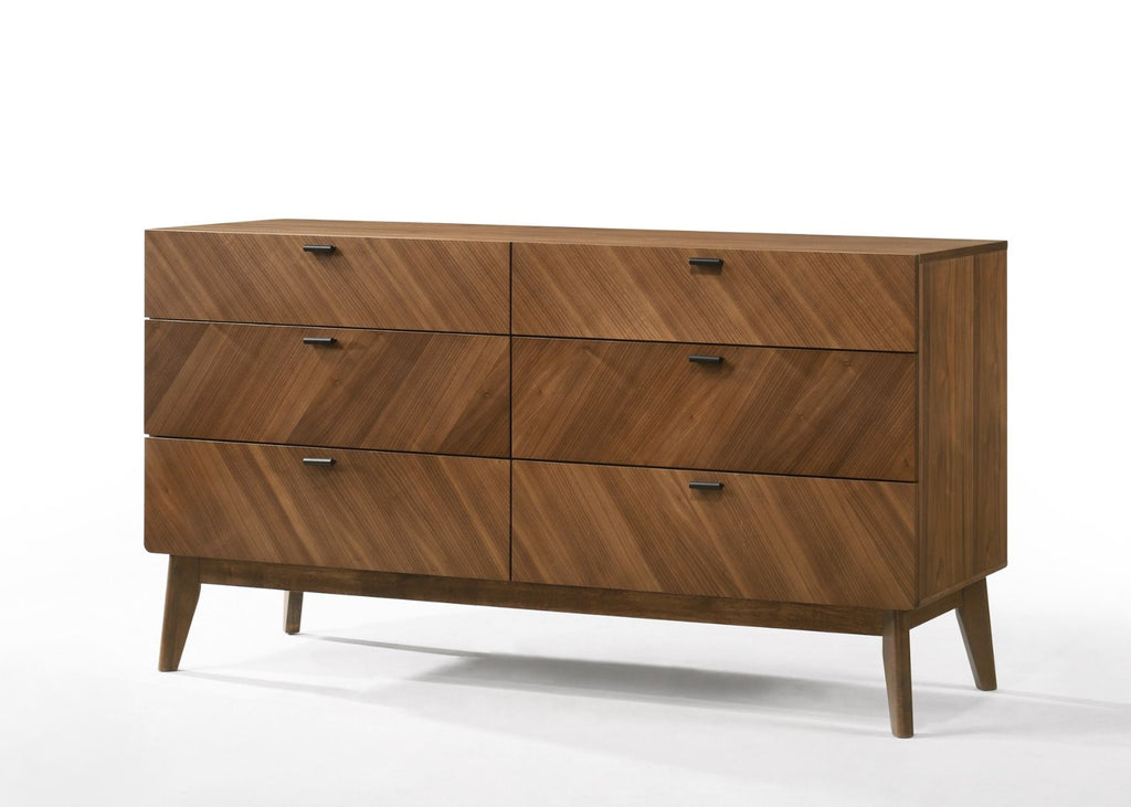 Nora Domus Kamela -Modern Walnut Bedroom Set