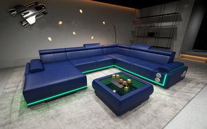 Wilder Modern Leather Sectional