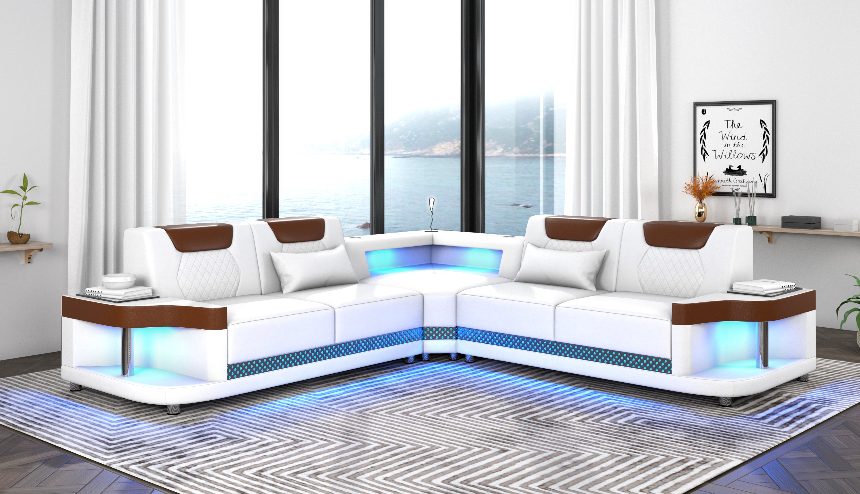 NEXA Corner Sectional - LED Gaming Sofa | Jubilee Furniture