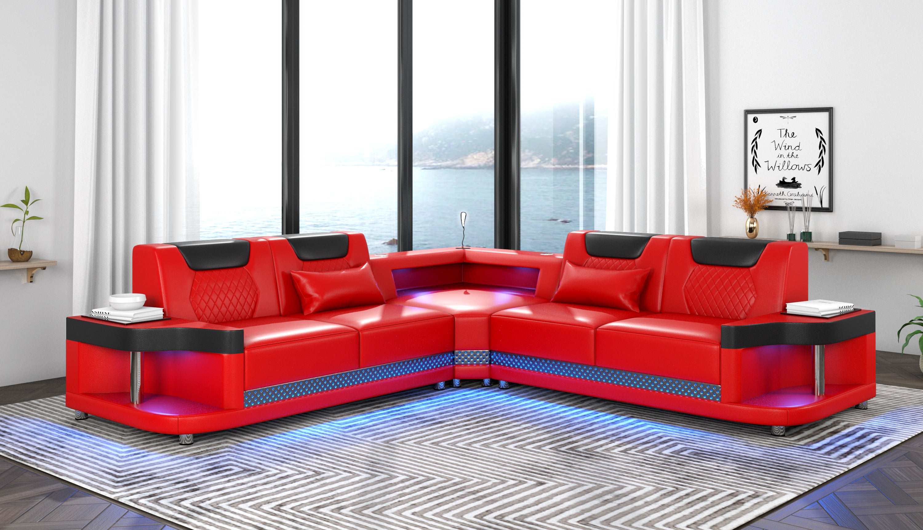 NEXA Corner Sectional - LED Gaming Sofa | Jubilee Furniture
