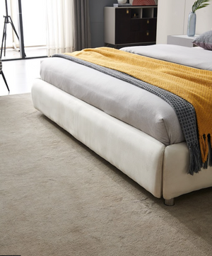 Enzo Leather Modern Bed
