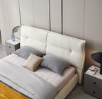 Enzo Leather Modern Bed