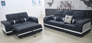 Lorib Leather Sofa Set With Storage