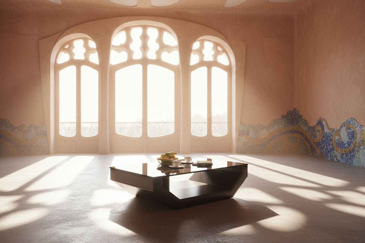 Aico Coffee Table - Barcelona Modernist Apartment