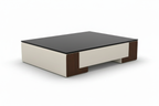 Angelas Coffee Table - Complete Black Glass Top
