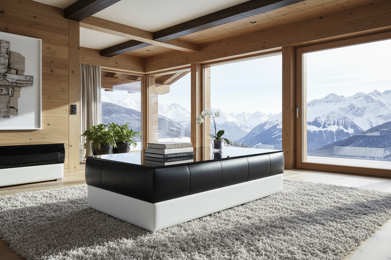Aqui Coffee Table - Swiss Alps Chalet