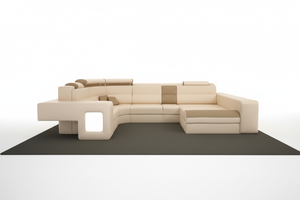 Asherton Functional Sectional with LED Light