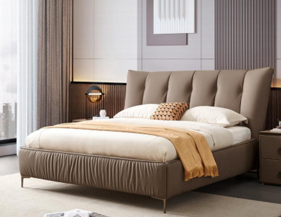 Aqua Luxe Upholstered Bed
