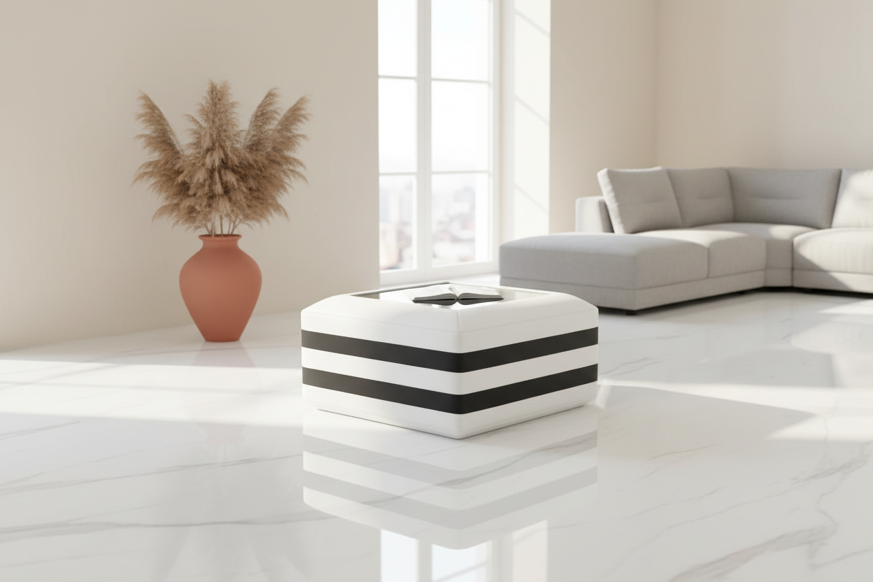 Coffee table in modern loft