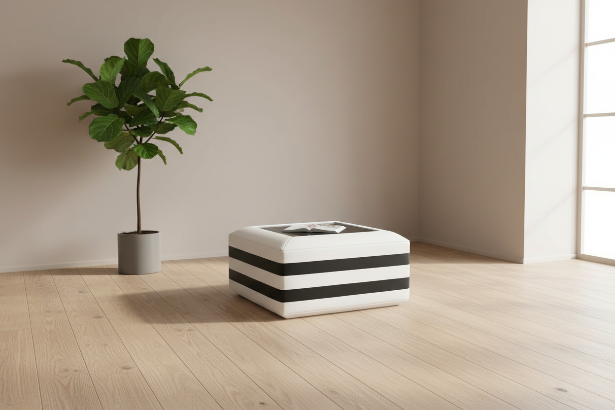 Coffee table in Scandinavian setting