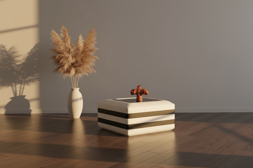 Coffee table in urban loft