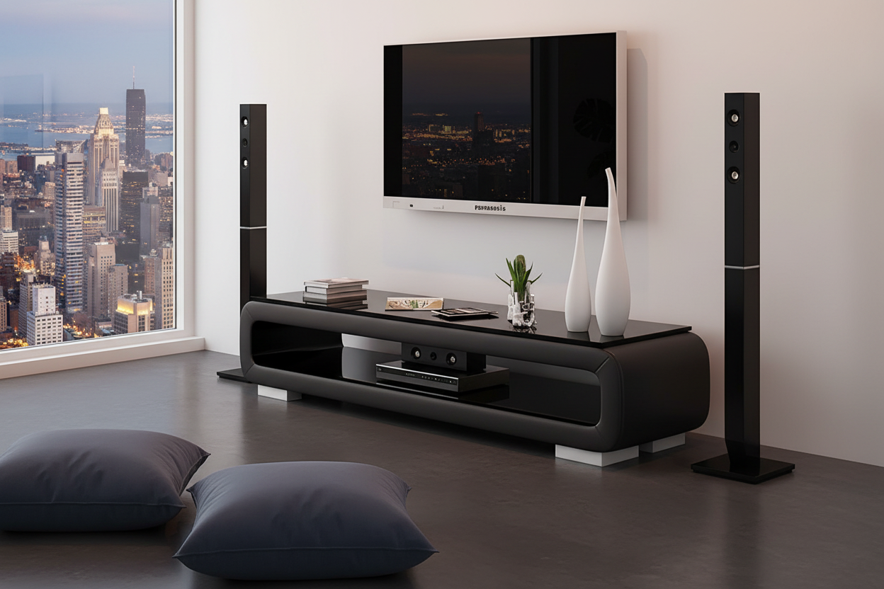 Colip TV Stand urban nighttime