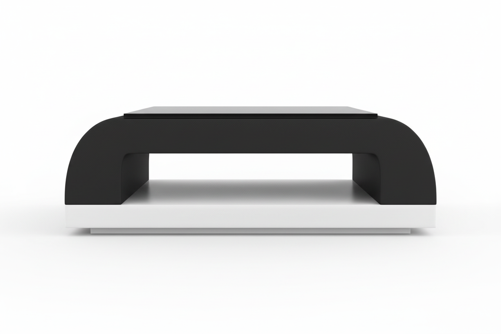 Curved Coffee Table Image 2