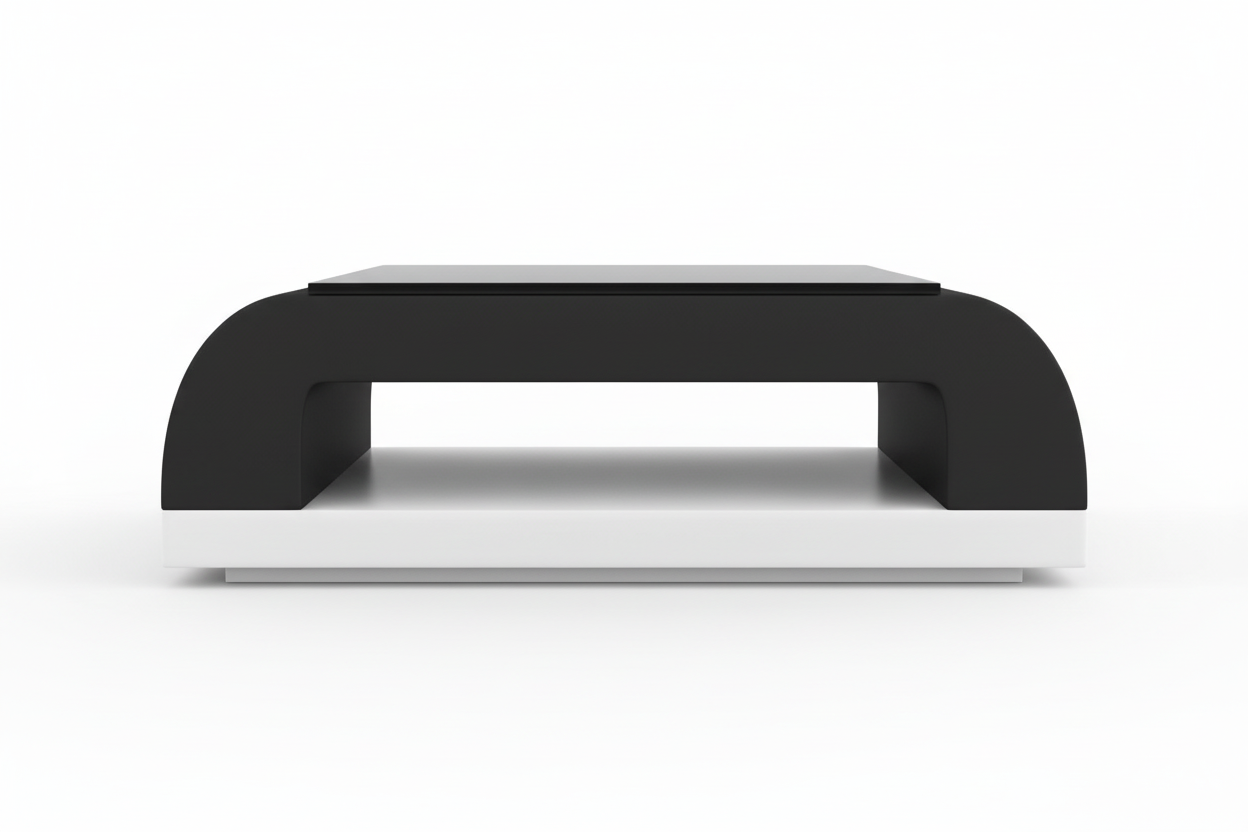 Curved Coffee Table Image 2