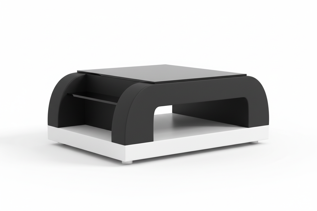 Curved Coffee Table Image 2