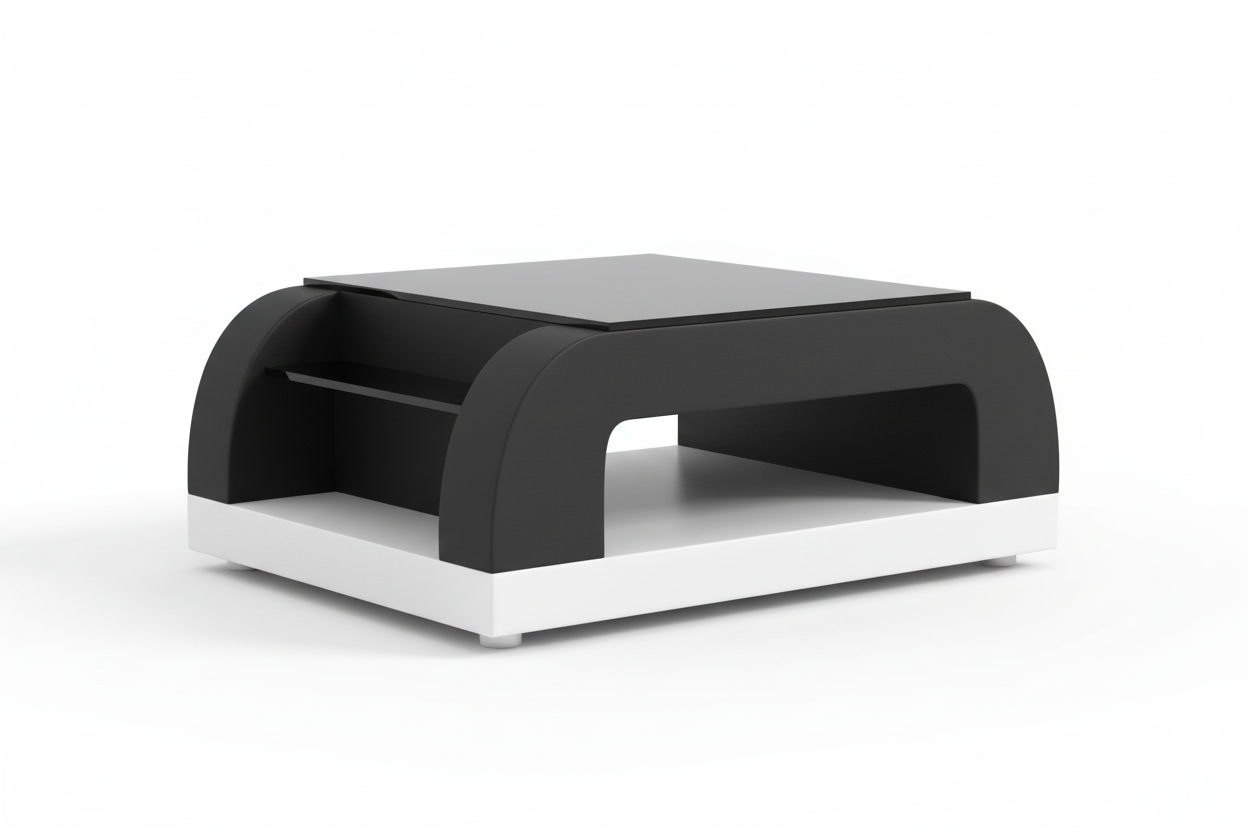 Curved Coffee Table Image 2