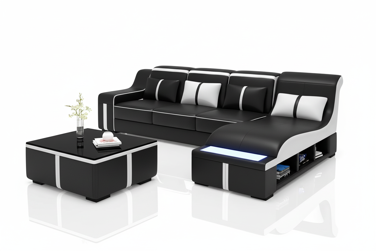 Lisa black white reflection