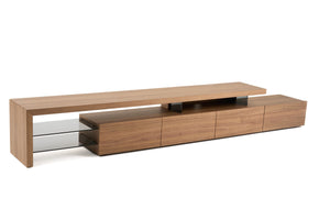 Modrest Loreta - Modern Walnut TV Stand