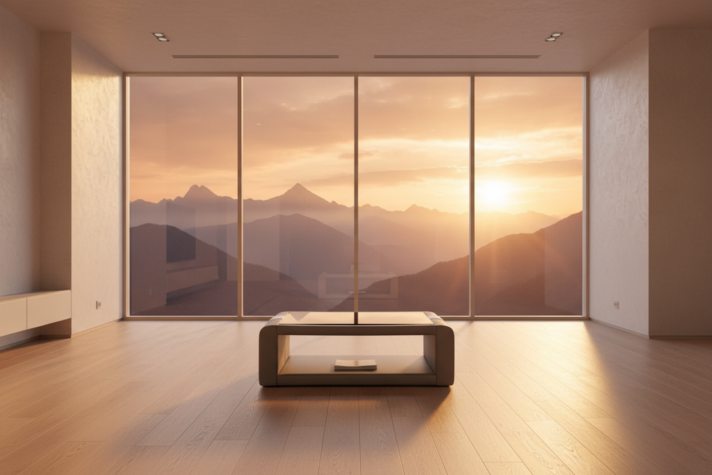 Luca Coffee Table - Mountain View Setting