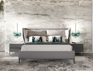 Zoe Modern Grey Bedroom Set
