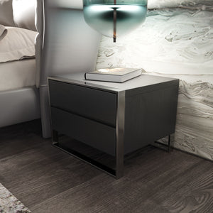 Zoe Modern Grey Bedroom Set