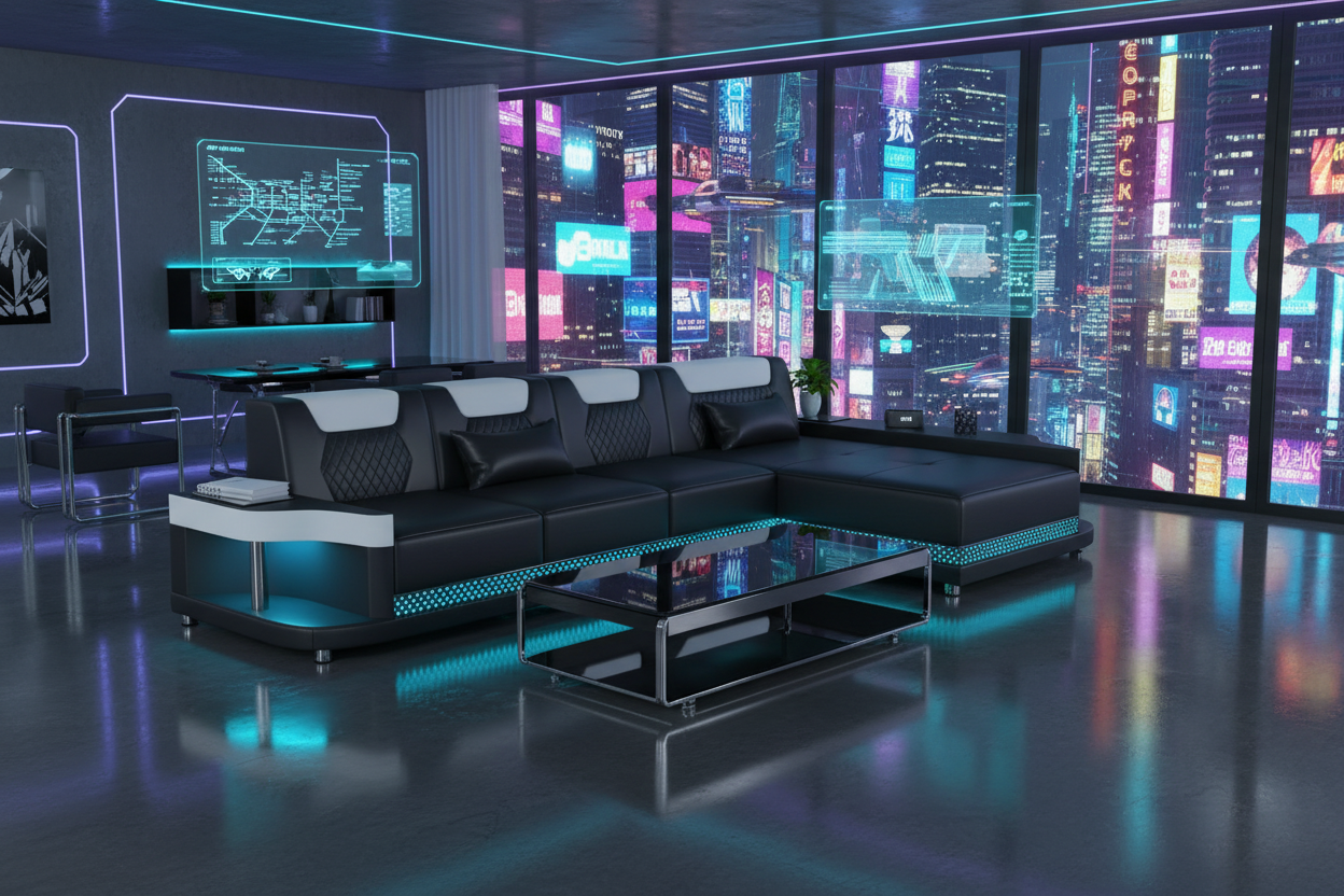NEXA Compact Sectional - Cyberpunk