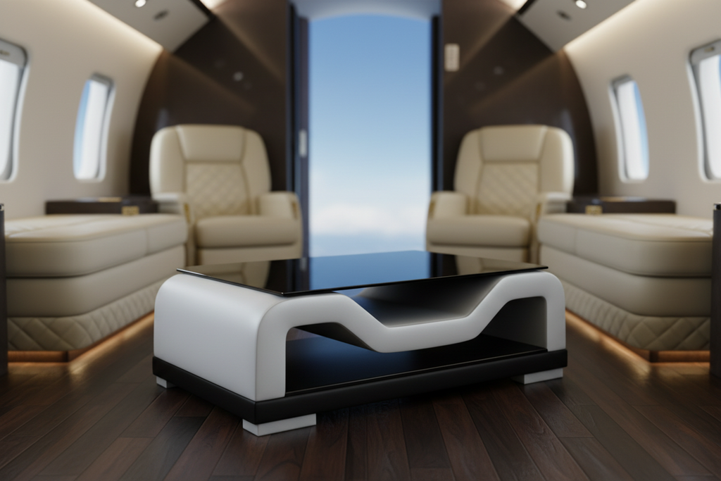 Omont Coffee Table - Private Jet Lounge