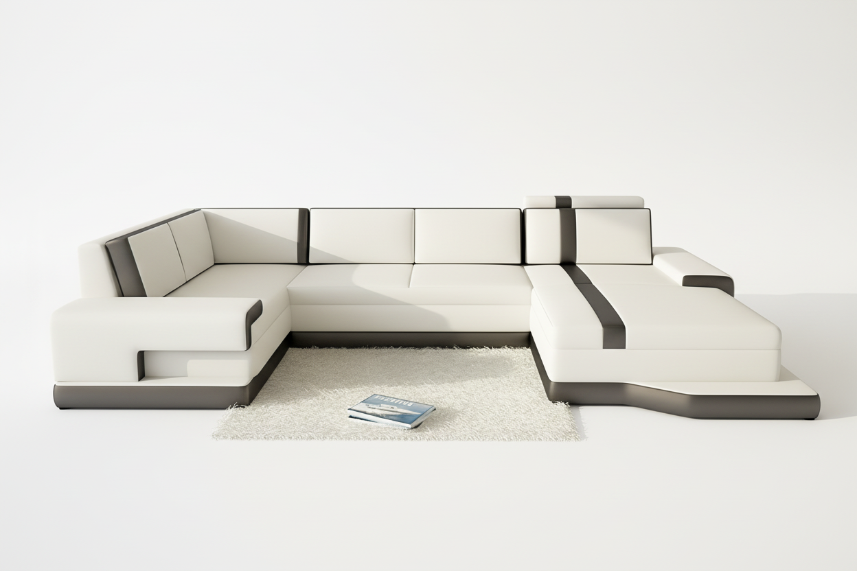 Pawnee Leather Sectional With Chaise