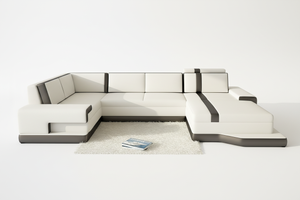Pawnee Leather Sectional With Chaise