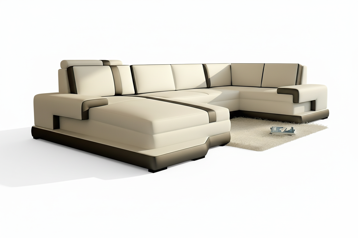 Pawnee Leather Sectional With Chaise