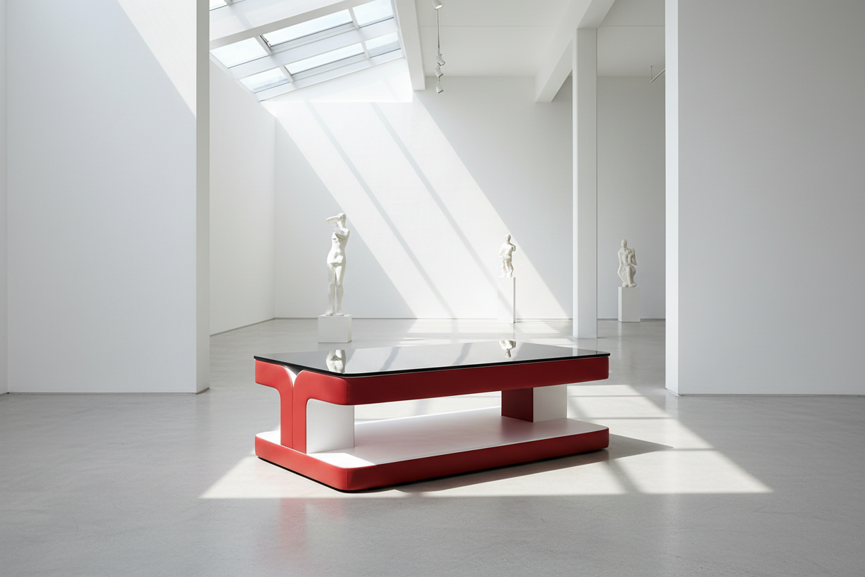 Rutin Coffee Table - Modern Art Gallery Loft