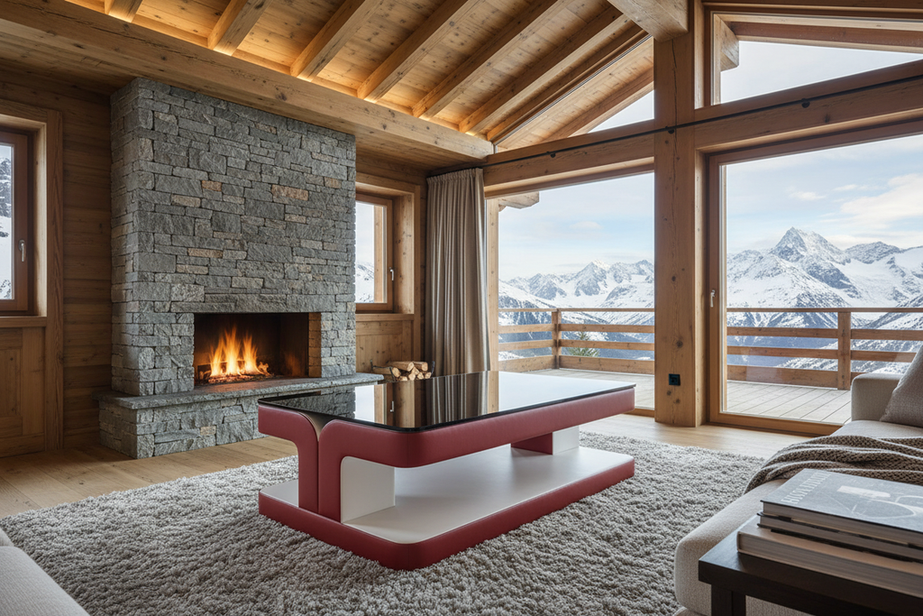Rutin Coffee Table - Swiss Alpine Chalet