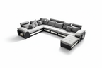 Selena Modular Tufted Sectional - 俯视视角