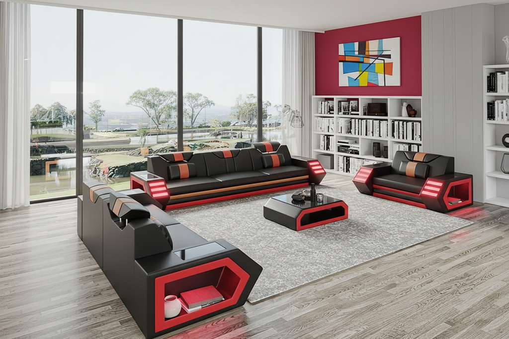 Steffi minimalist crimson