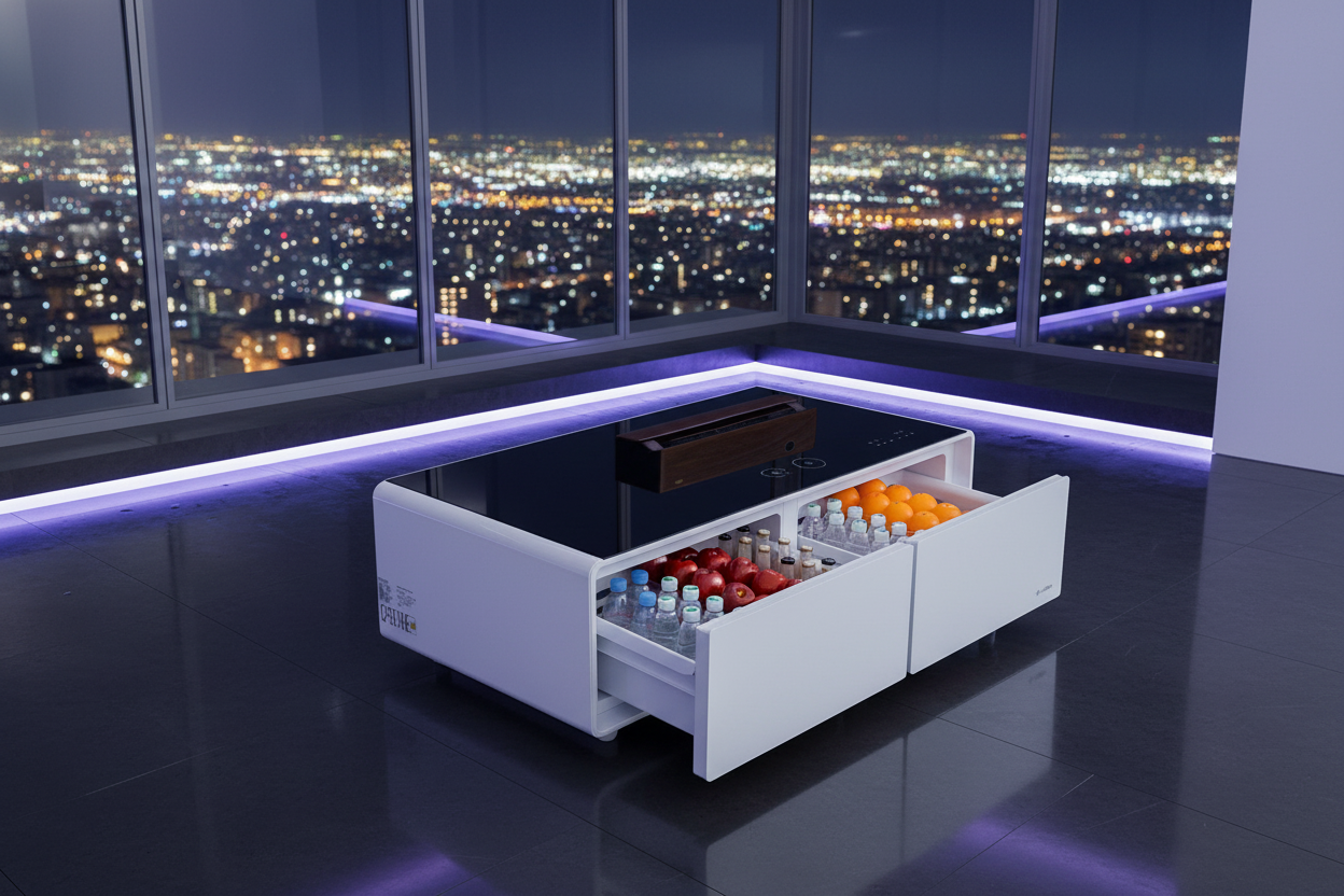 Steinfield Tech Smart Coffee Table V2 | Futuristic Coffee Table Steinfield Tech Smart Coffee Table V2 | Futuristic Coffee Table