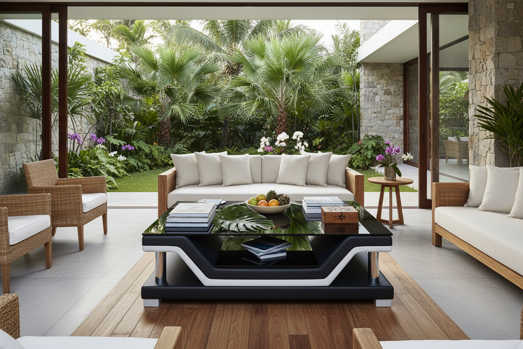 Upio Coffee Table - Tropical Modern Villa
