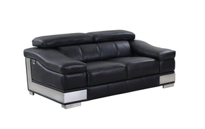 Aolon Black Sofa Set